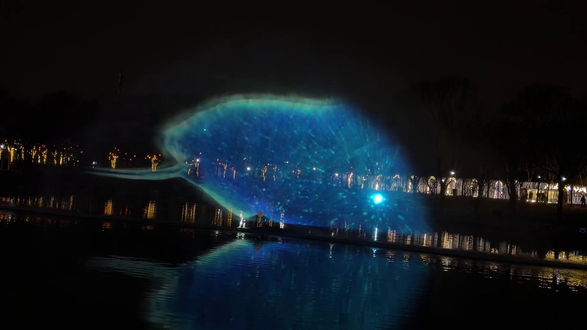 Case Study of a Large-scale Water Screen Film and Musical Fountain Project