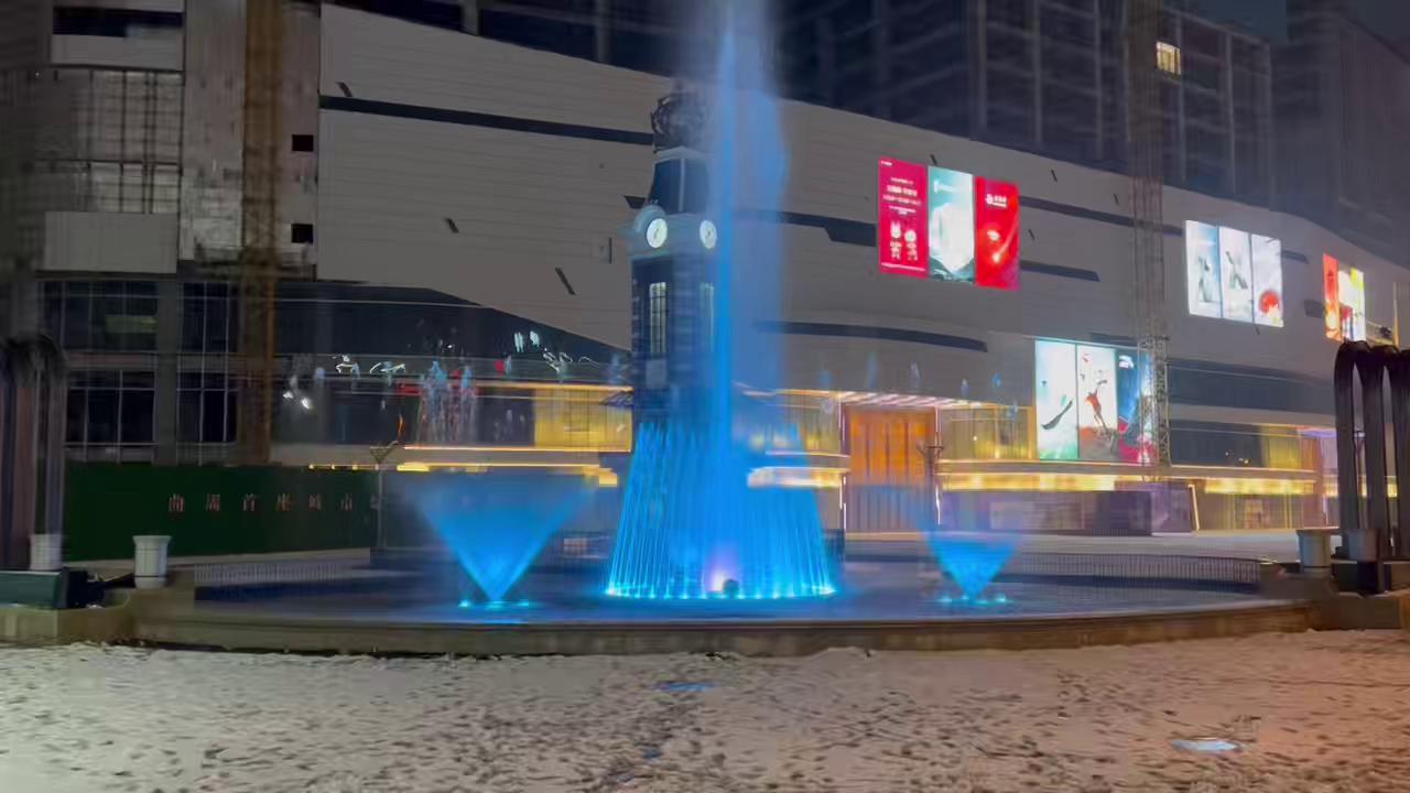 Hexi Fengming Xiangrui Musical Fountain in Quzhou County, Handan City, Hebei Province