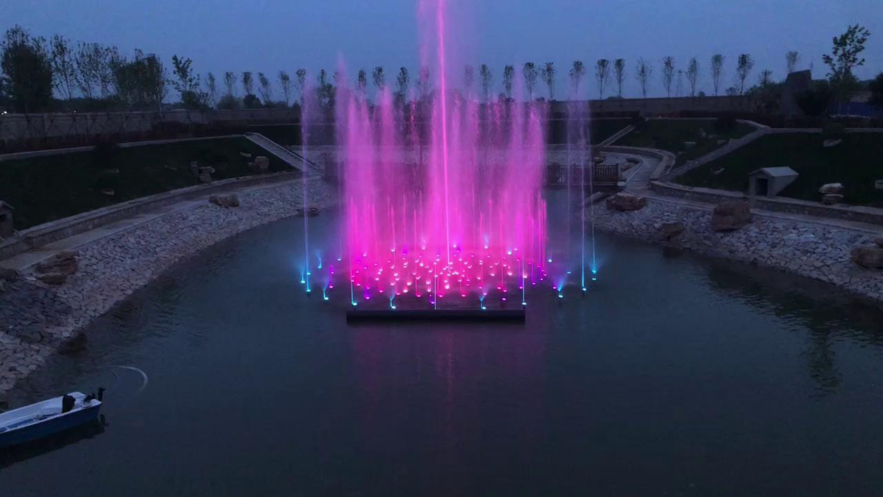 Small Artificial Lake Musical Fountain in Jinzhou